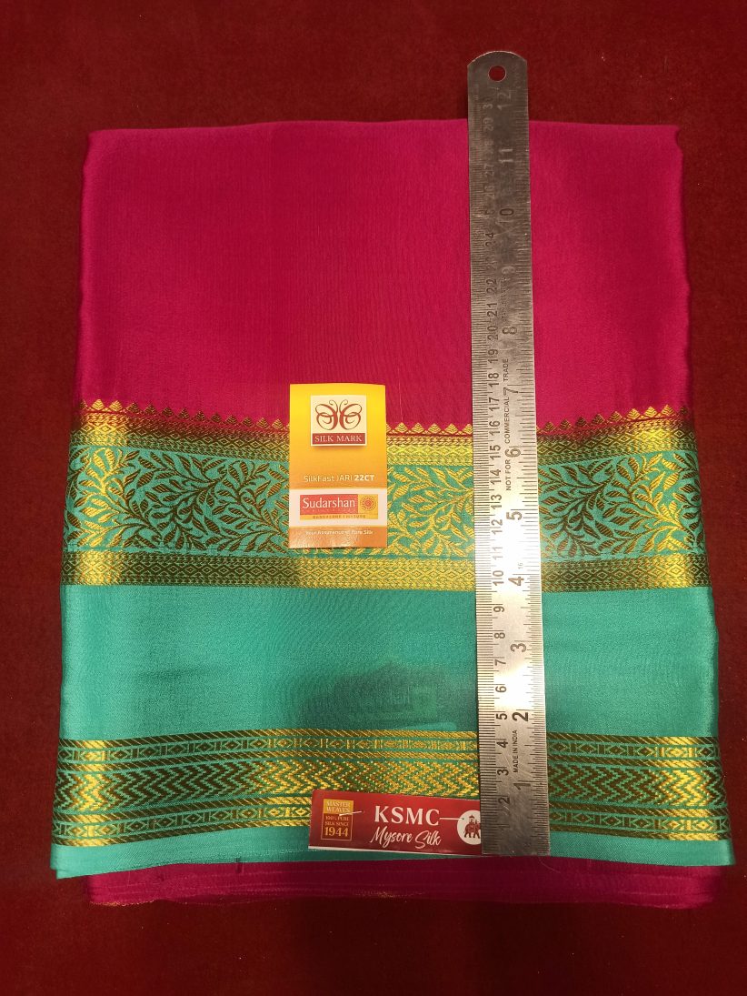 Pure Mysore Silk Saree.