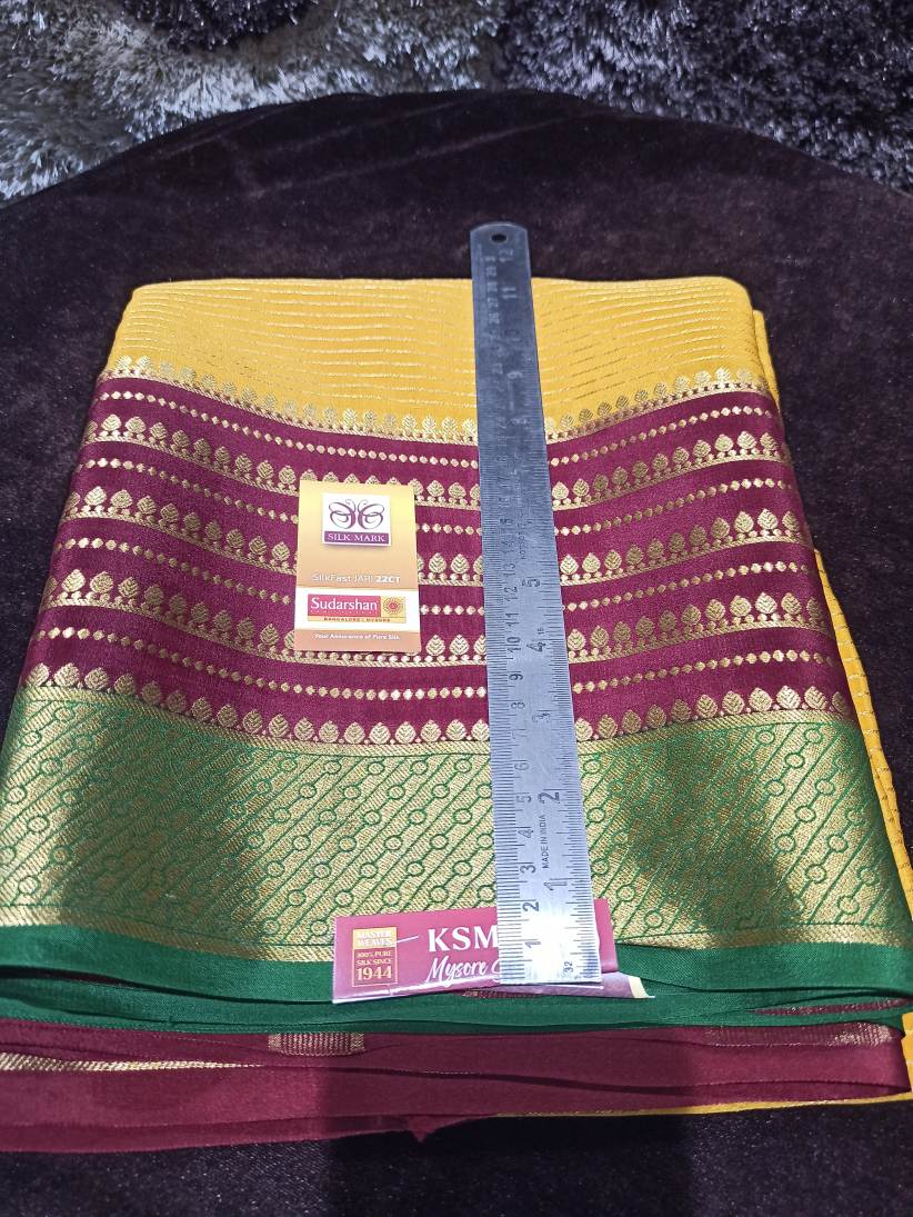 Pure Mysore Silk Saree.