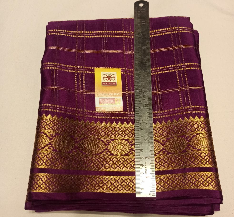 Pure Mysore Silk Saree.