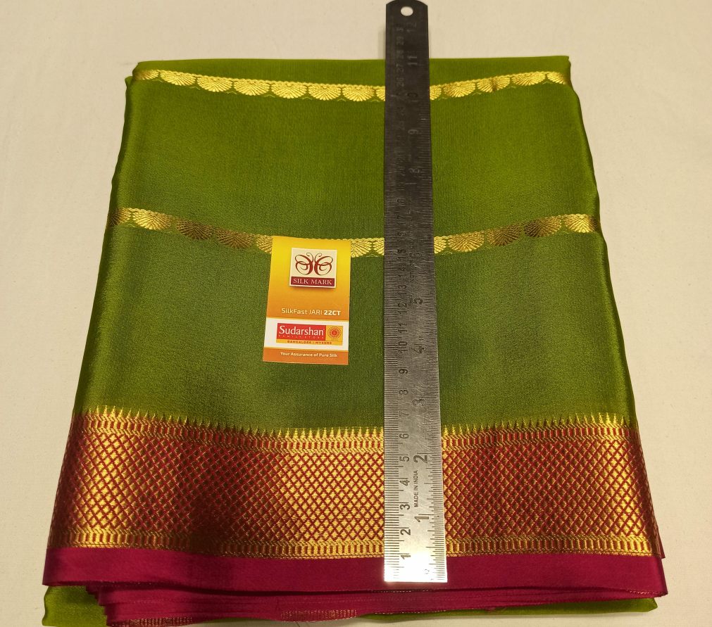 Pure Mysore Silk Saree.