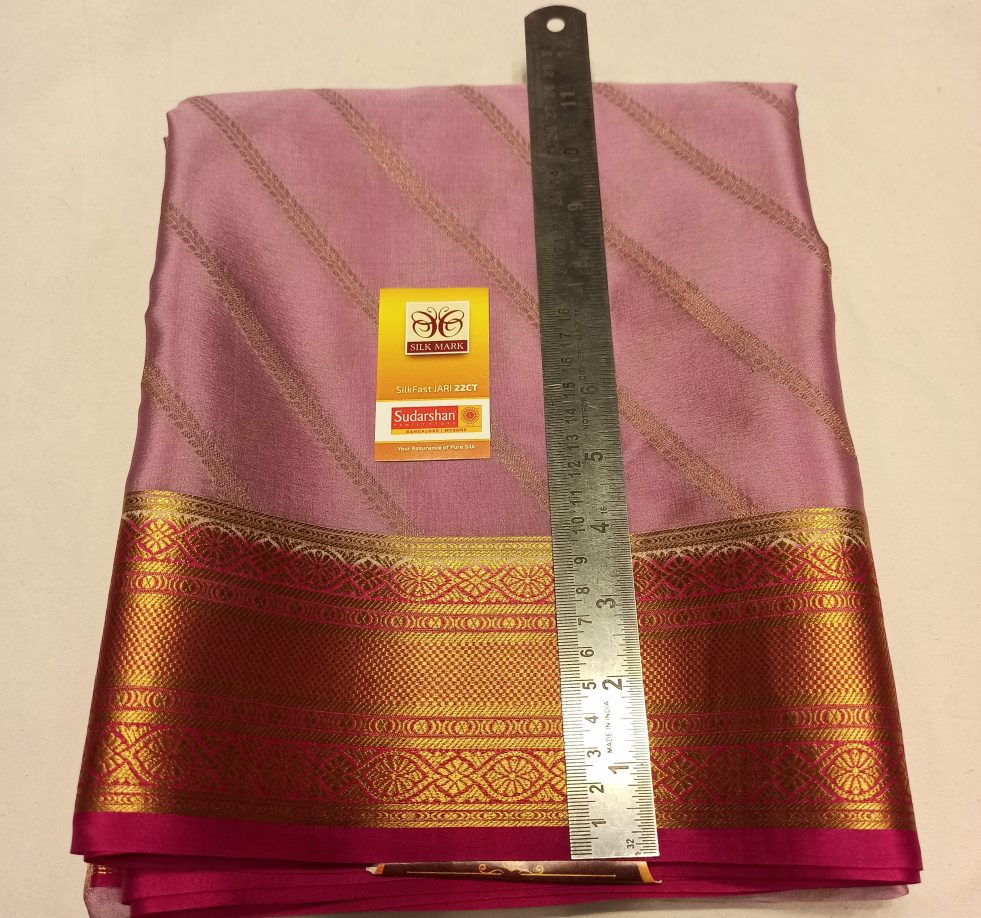 Pure Mysore Silk Saree.