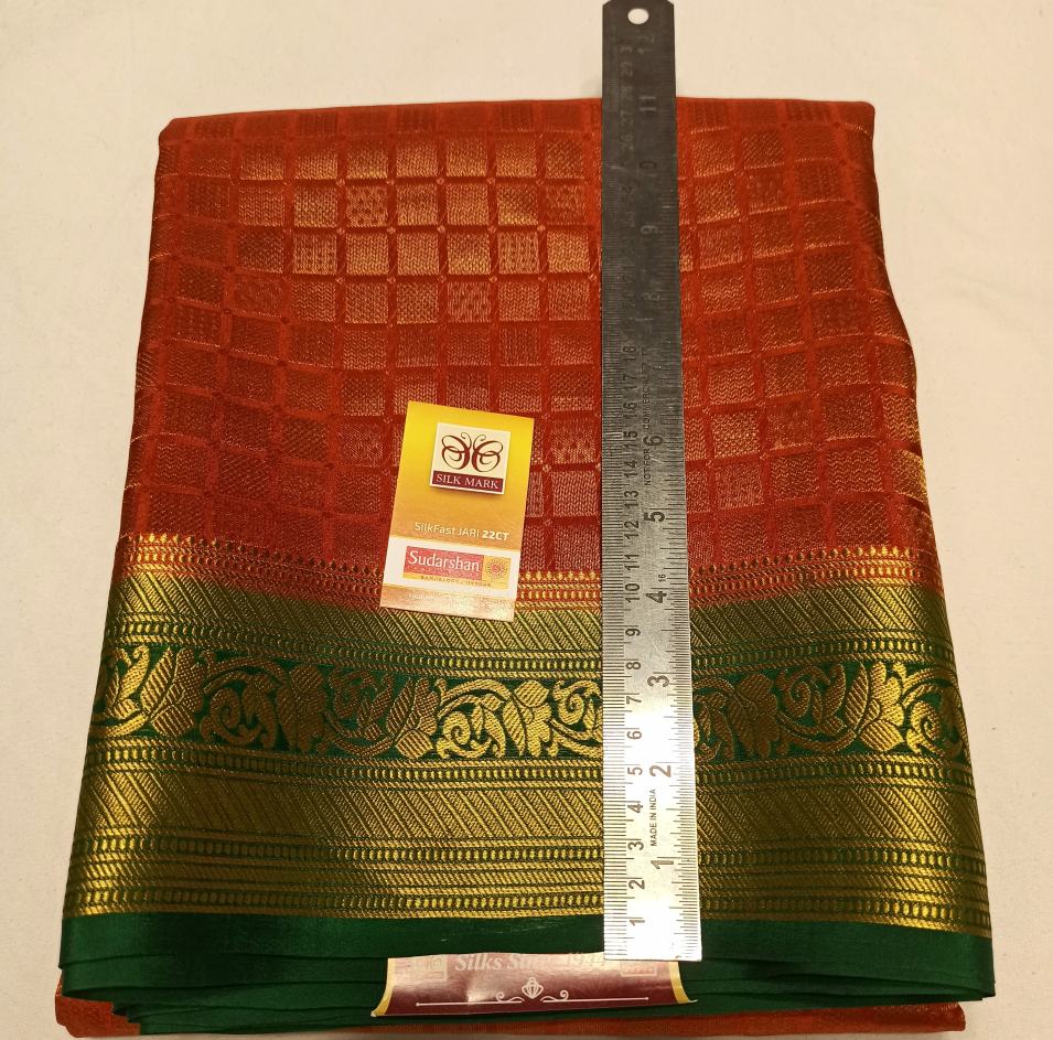 Pure Mysore Silk Saree.