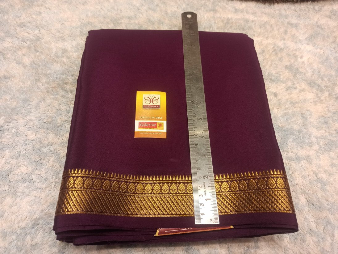 Pure Mysore Silk Saree.