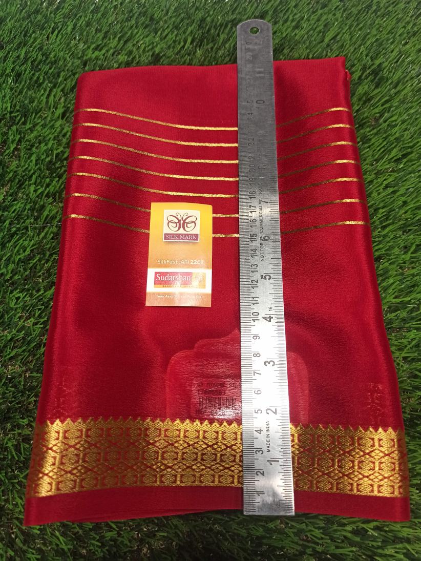 Pure Mysore Silk Saree (60 Grams )