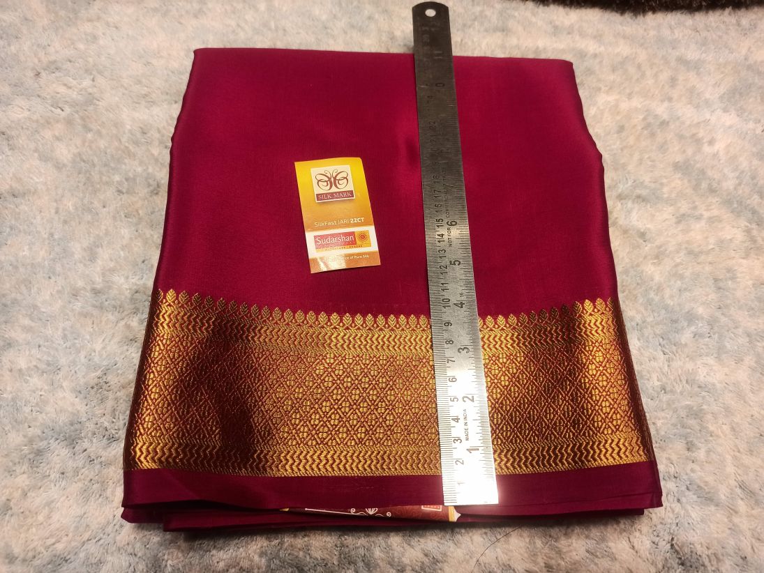 Pure Mysore Silk Saree.