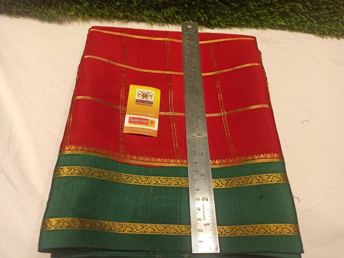 Pure Mysore Silk Saree.