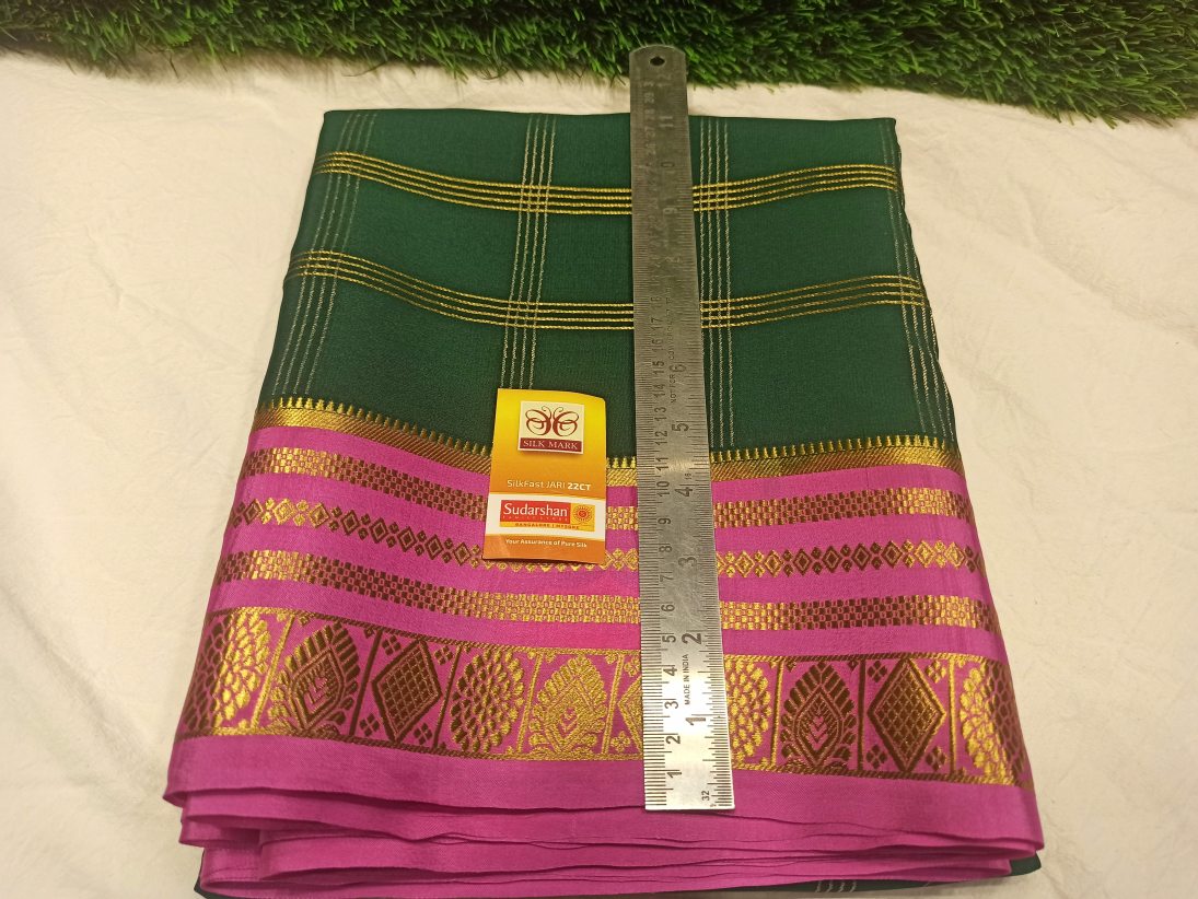 Pure Mysore Silk Saree.