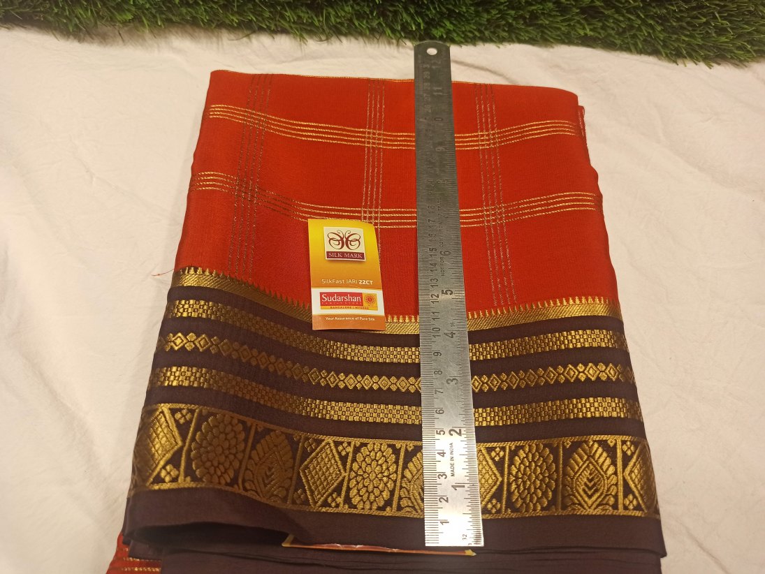 Pure Mysore Silk Saree.