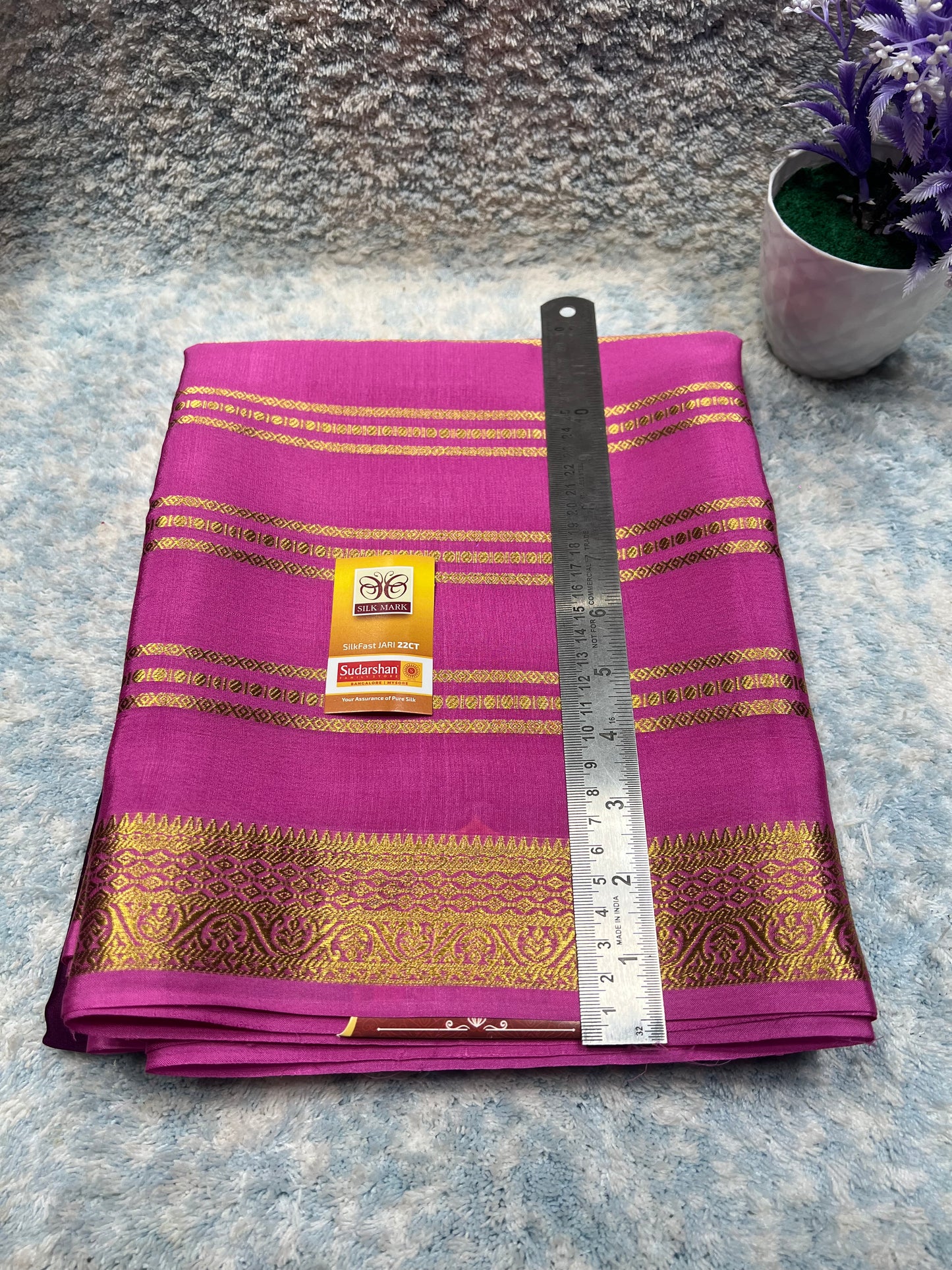 Pure Mysore Silk Saree.