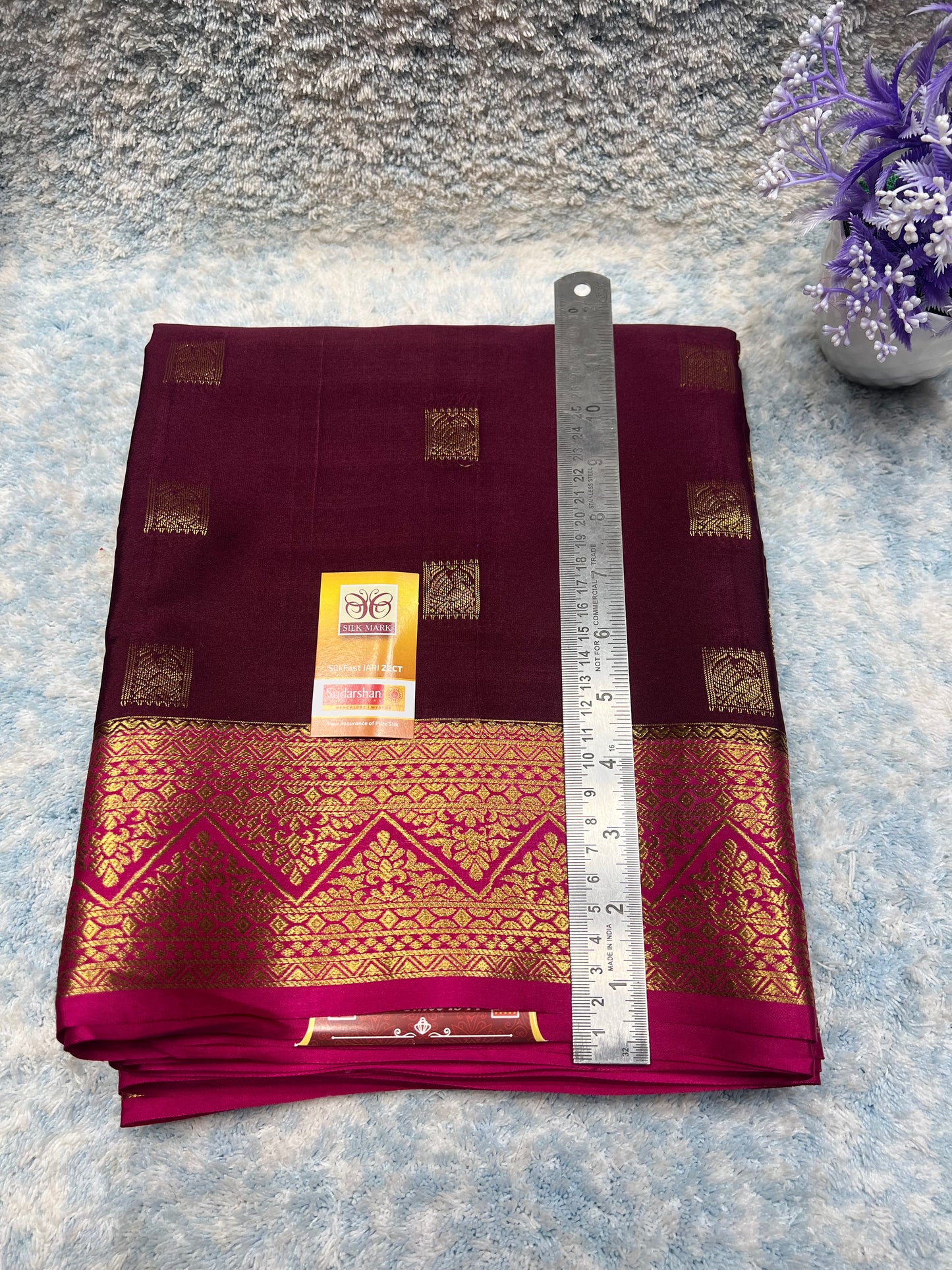 Pure Mysore Silk Saree.