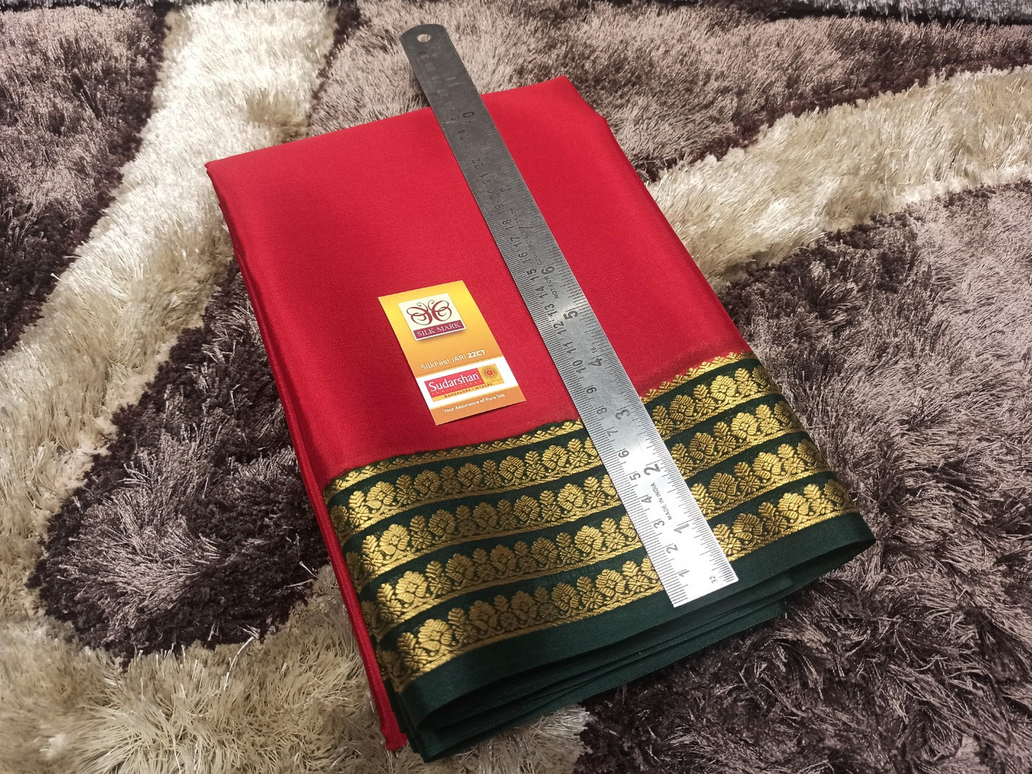 Pure Mysore Silk Saree ( 60 Grams )
