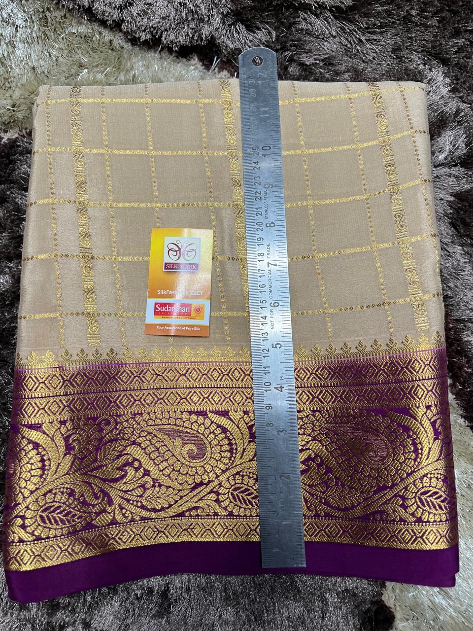 Pure Mysore Silk Saree.