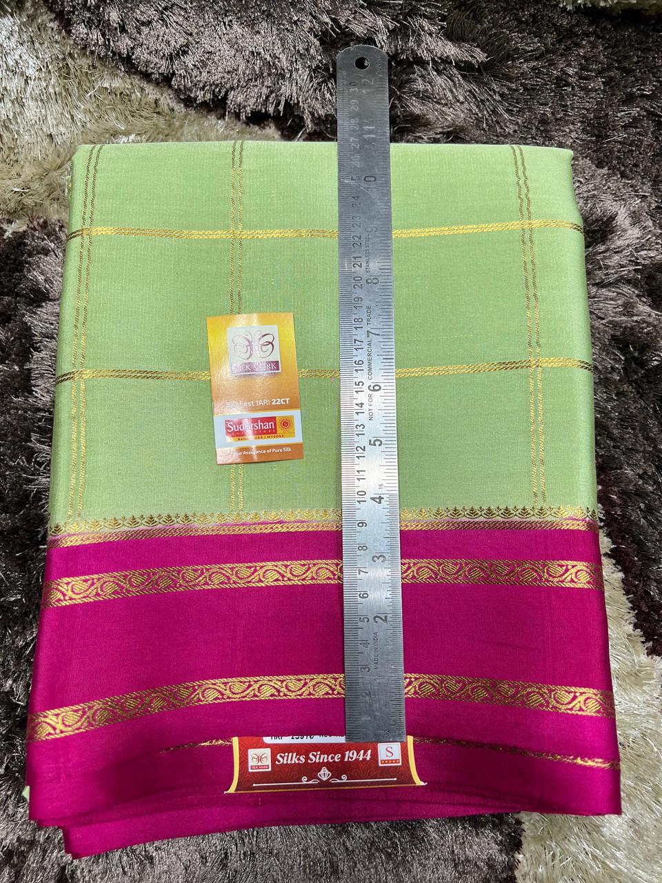 Pure Mysore Silk Saree.