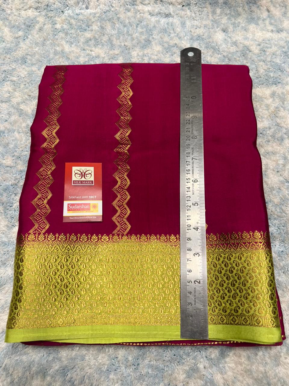 Pure Mysore Silk Saree.