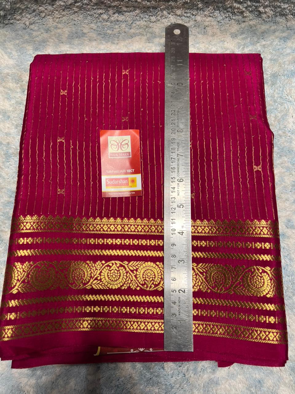 Pure Mysore Silk Saree.