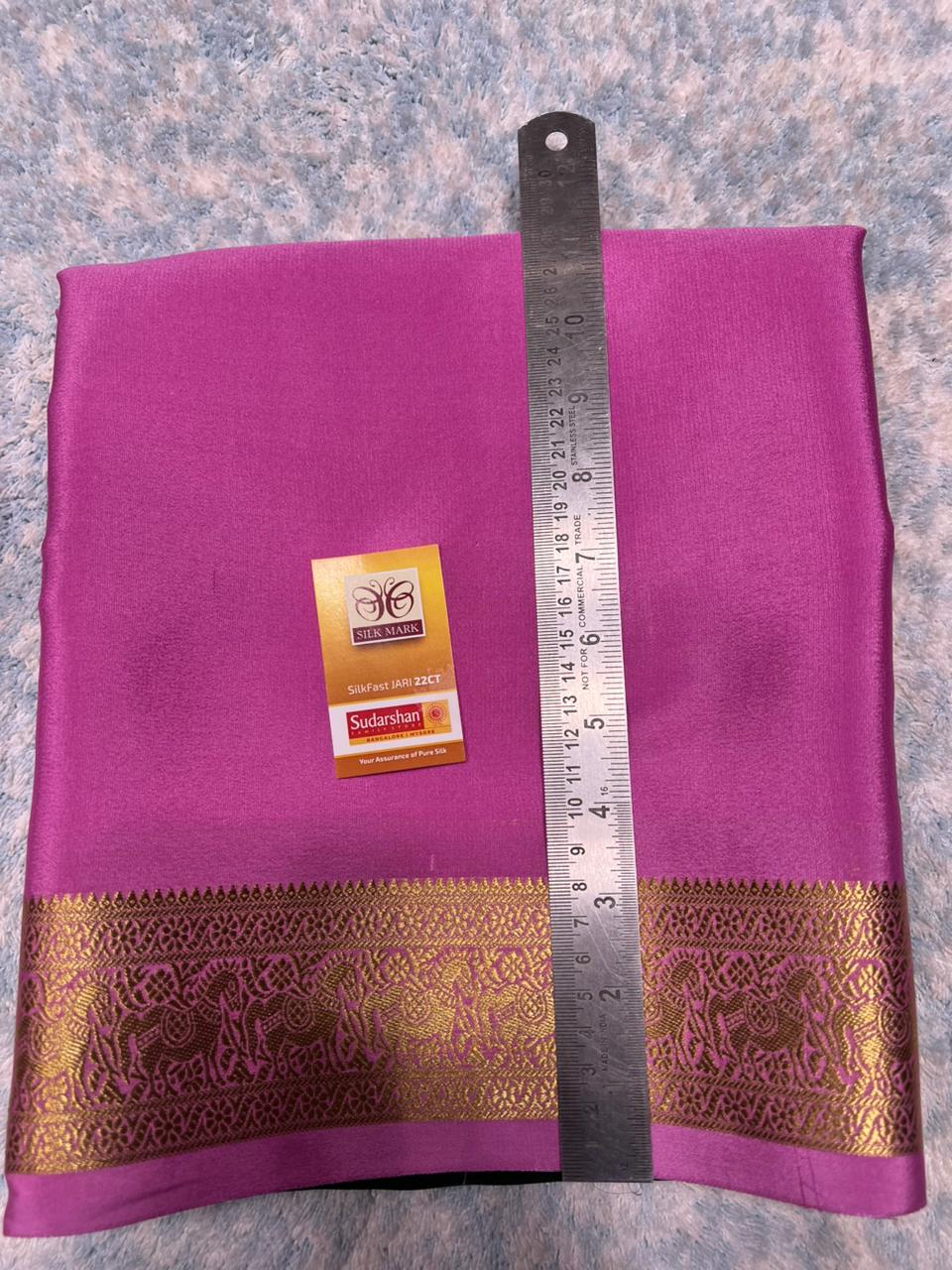 Pure Mysore Silk Saree.