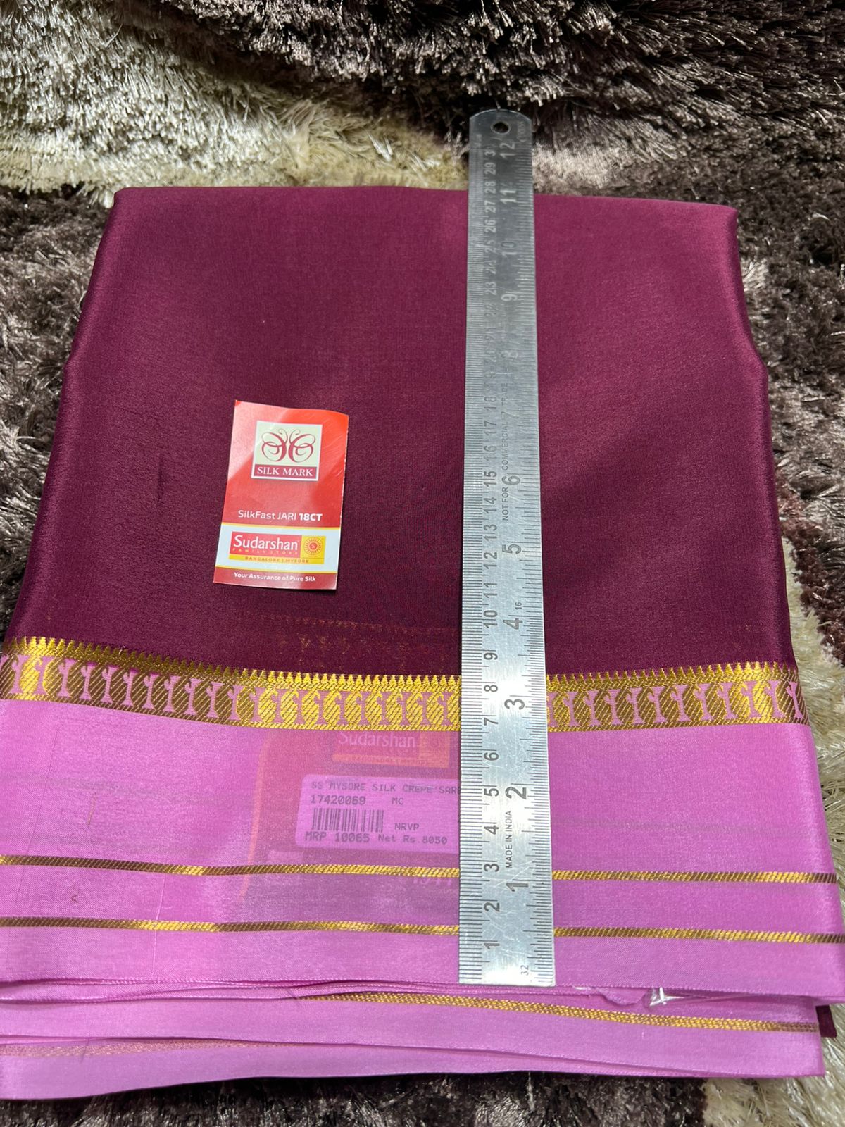 Pure Mysore Silk Saree.