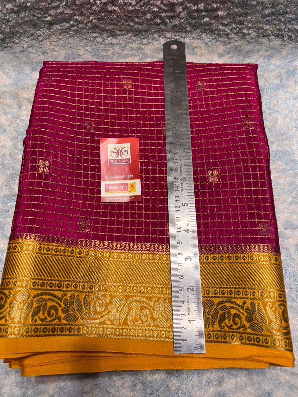 Pure Mysore Silk Saree.