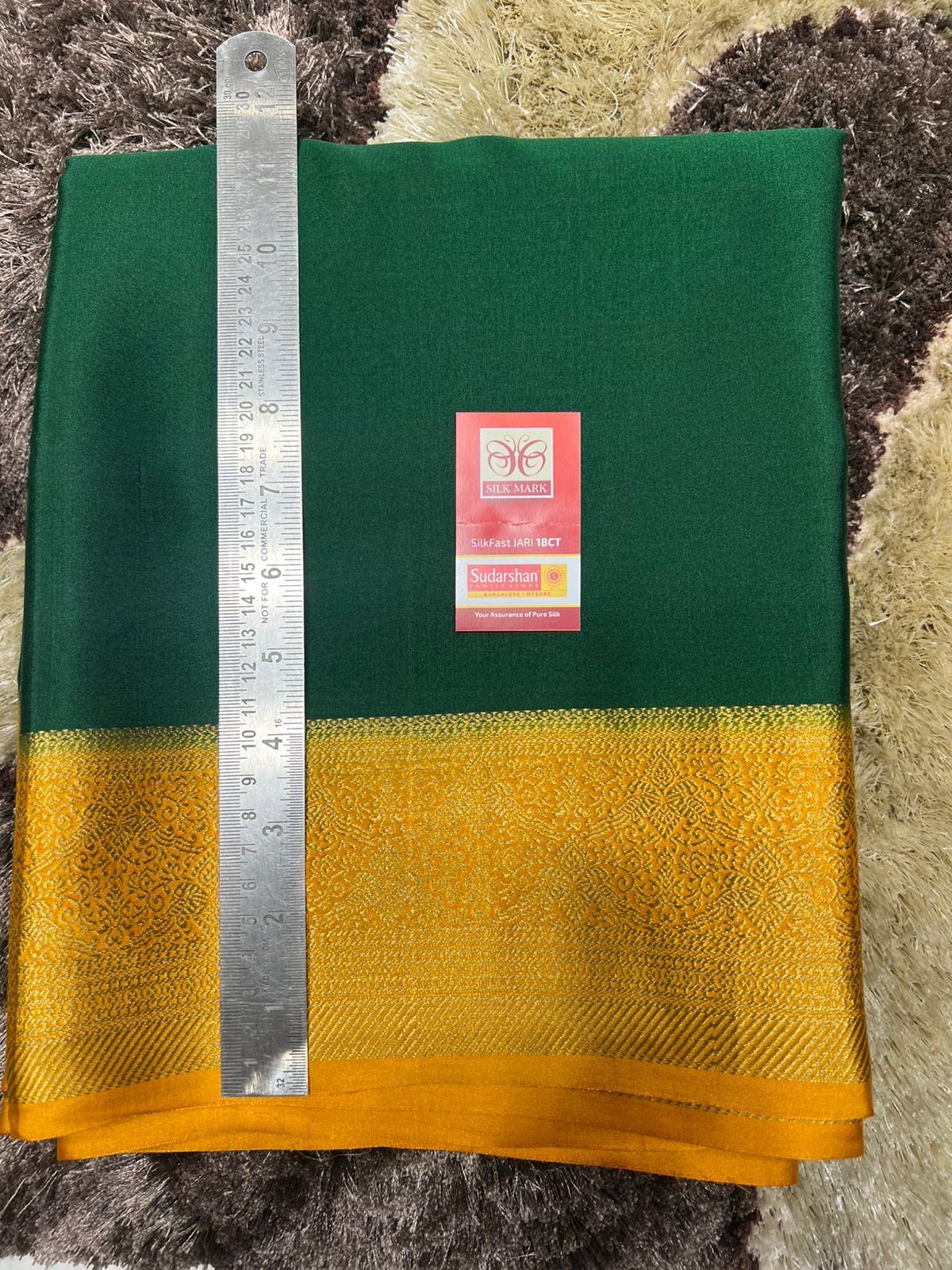 Pure Mysore Silk Saree.( 100 Gsm )