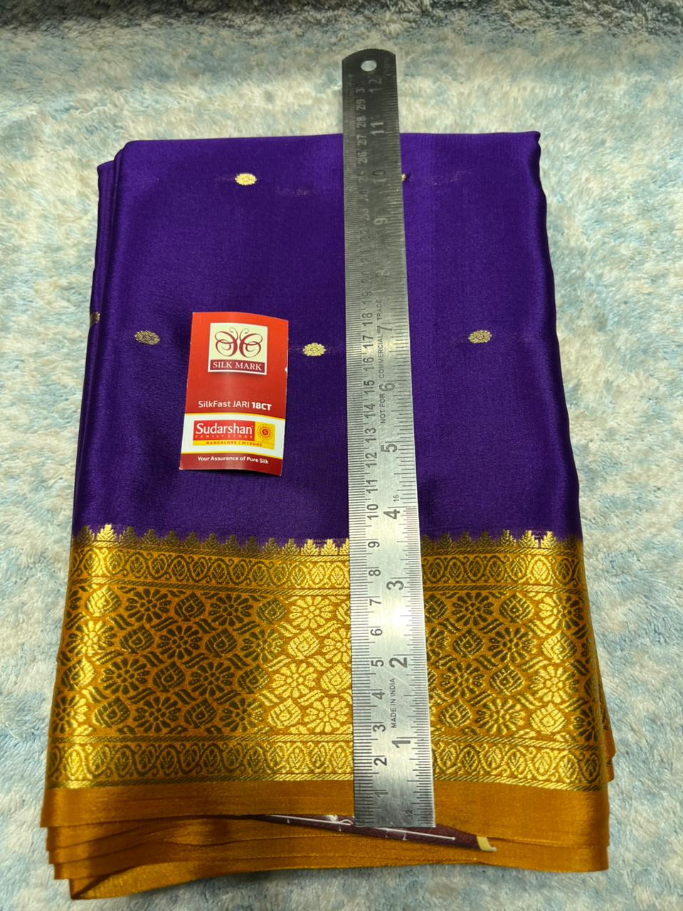Pure Mysore Silk Saree ( 60 Grams )