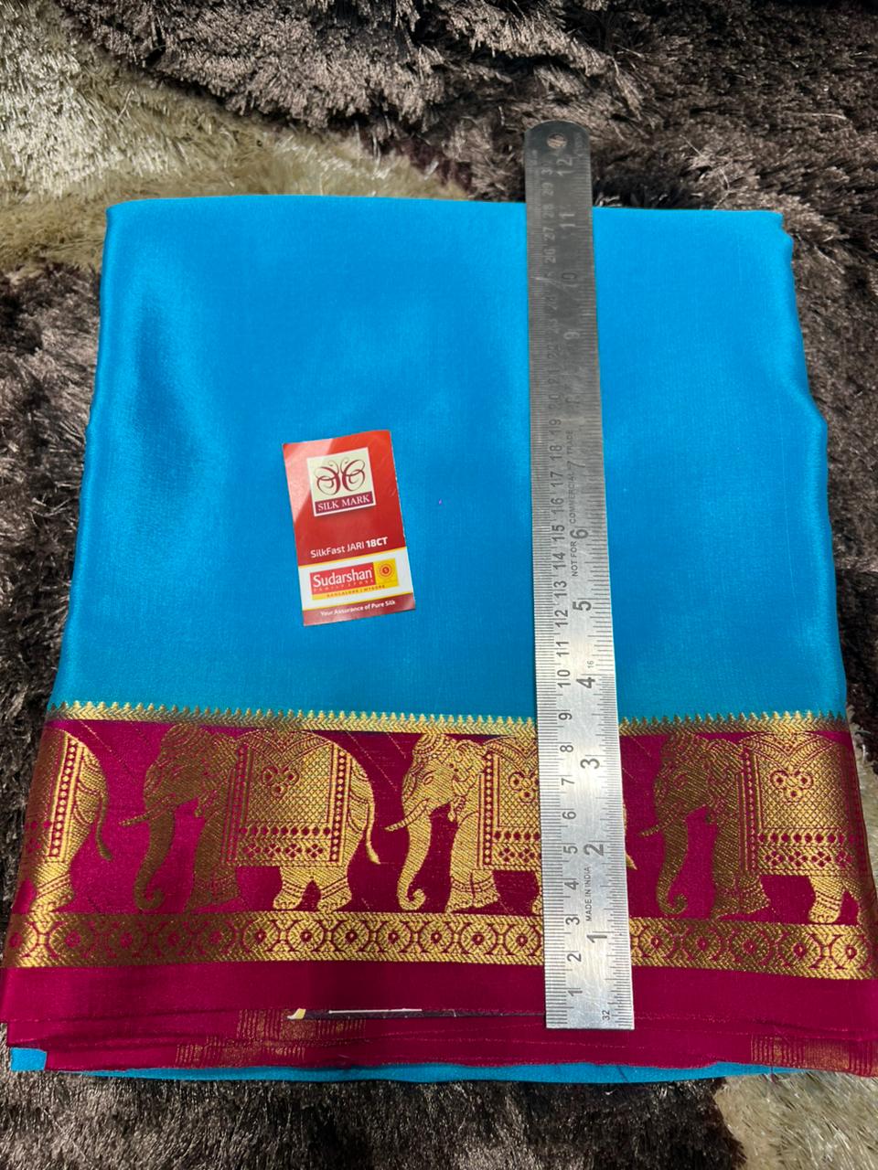 Pure Mysore Silk Saree.