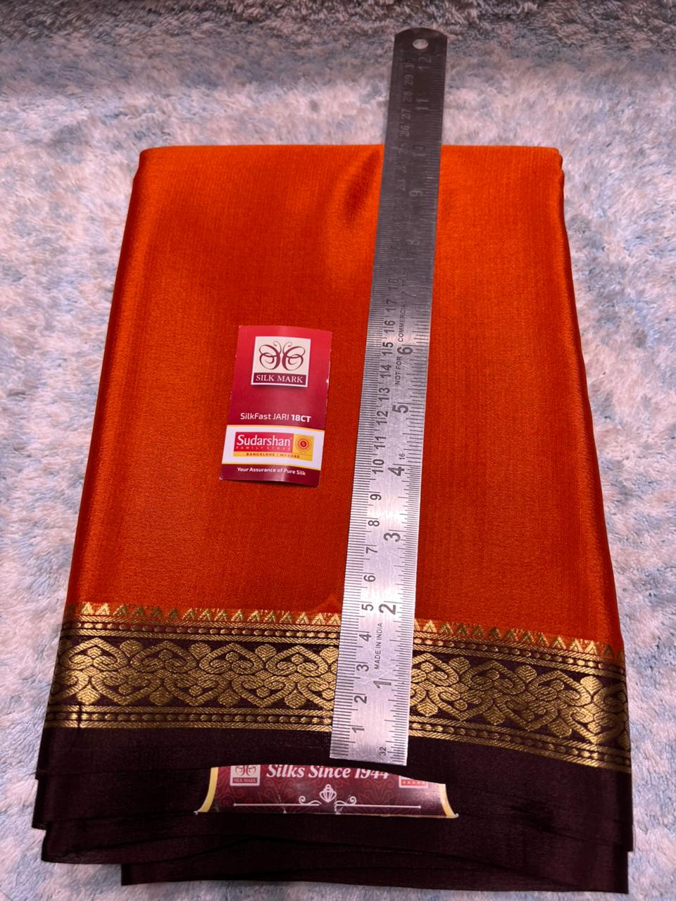 Pure Mysore Silk Saree ( 60 Grams )