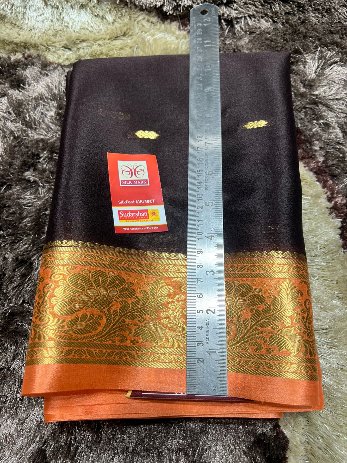Pure Mysore Silk Saree ( 60 Grams )