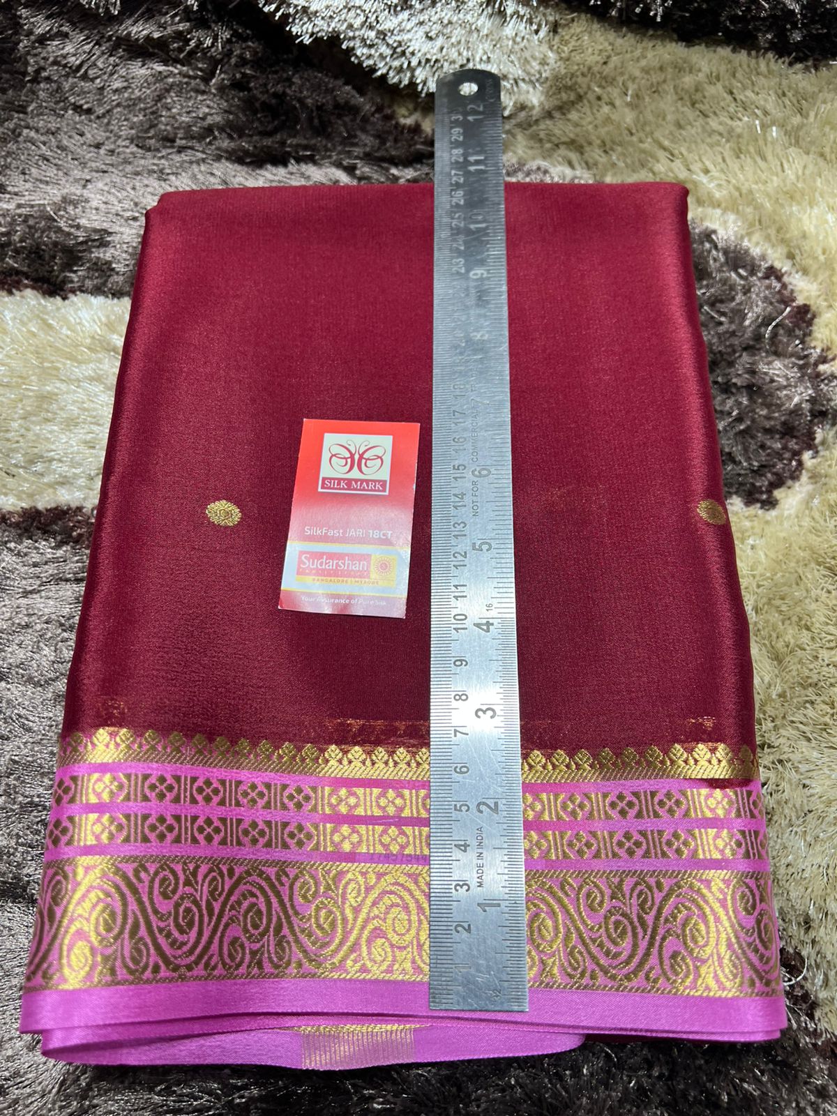 Pure Mysore Silk Saree ( 60 Grams )