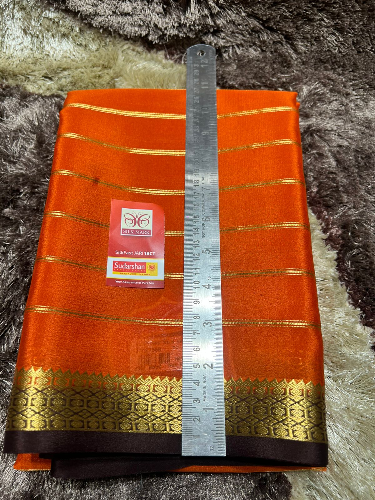 Pure Mysore Silk Saree ( 60 Grams )