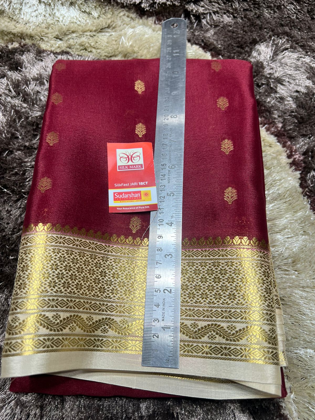 Pure Mysore Silk Saree ( 60 Grams )