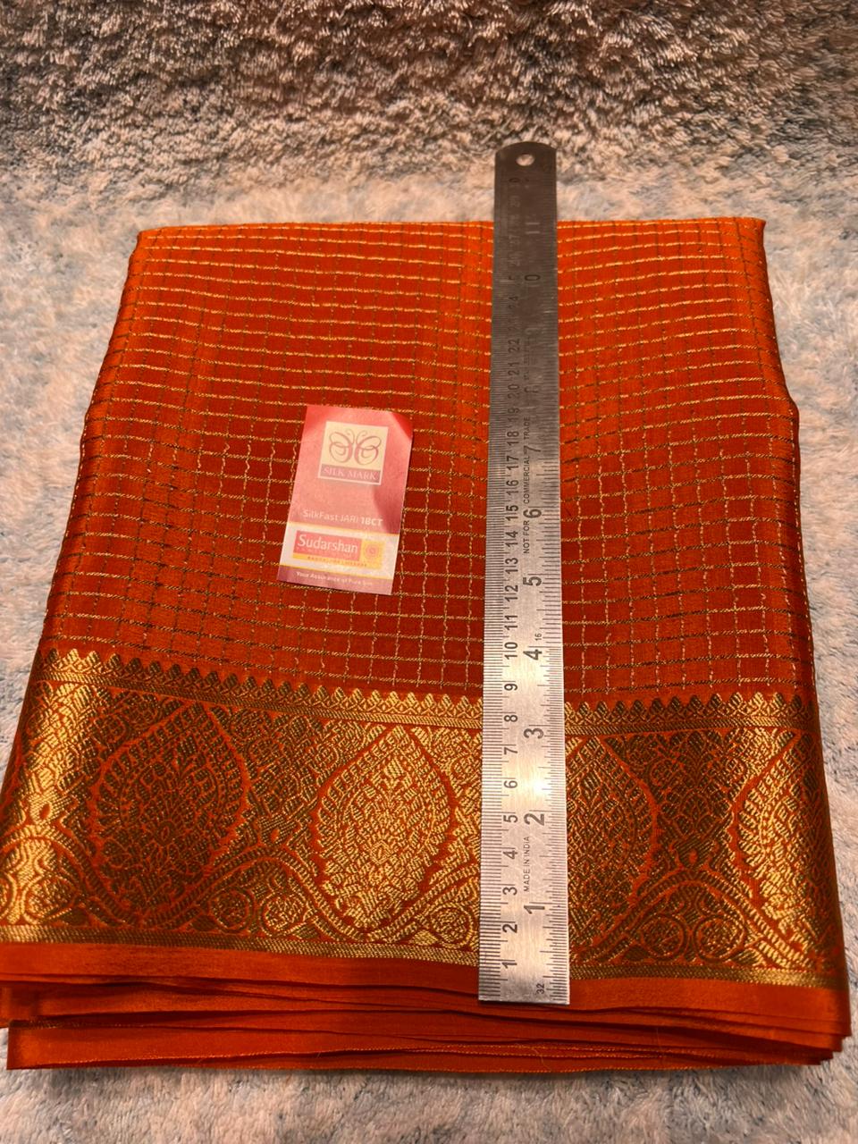 Pure Mysore Silk Saree.