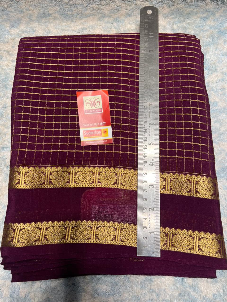 Pure Mysore Silk Saree.