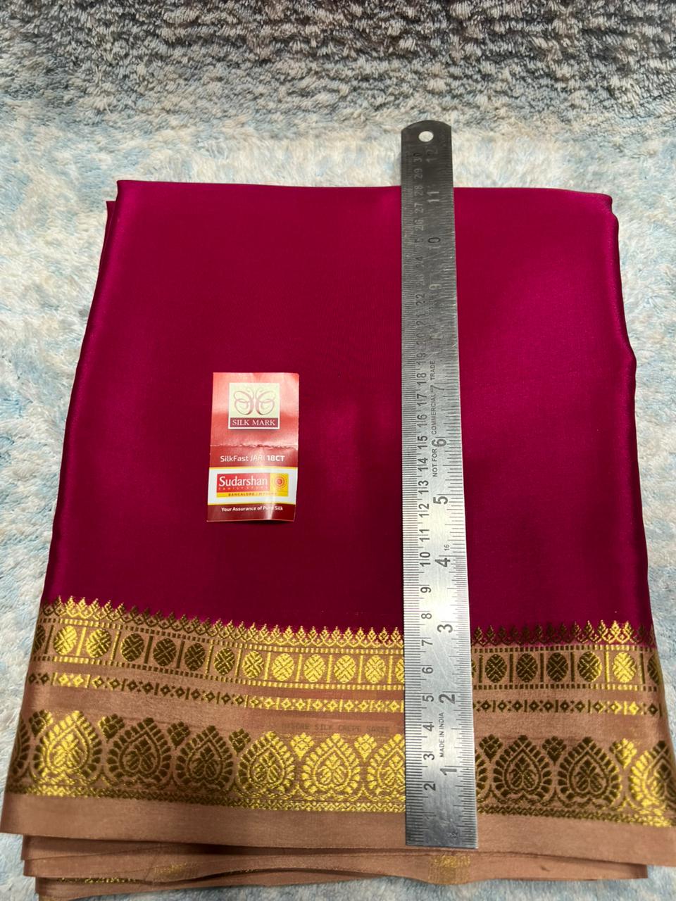 Pure Mysore Silk Saree.