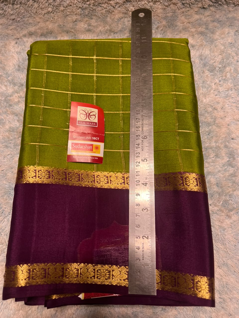 Pure Mysore Silk Saree ( 60 Grams )