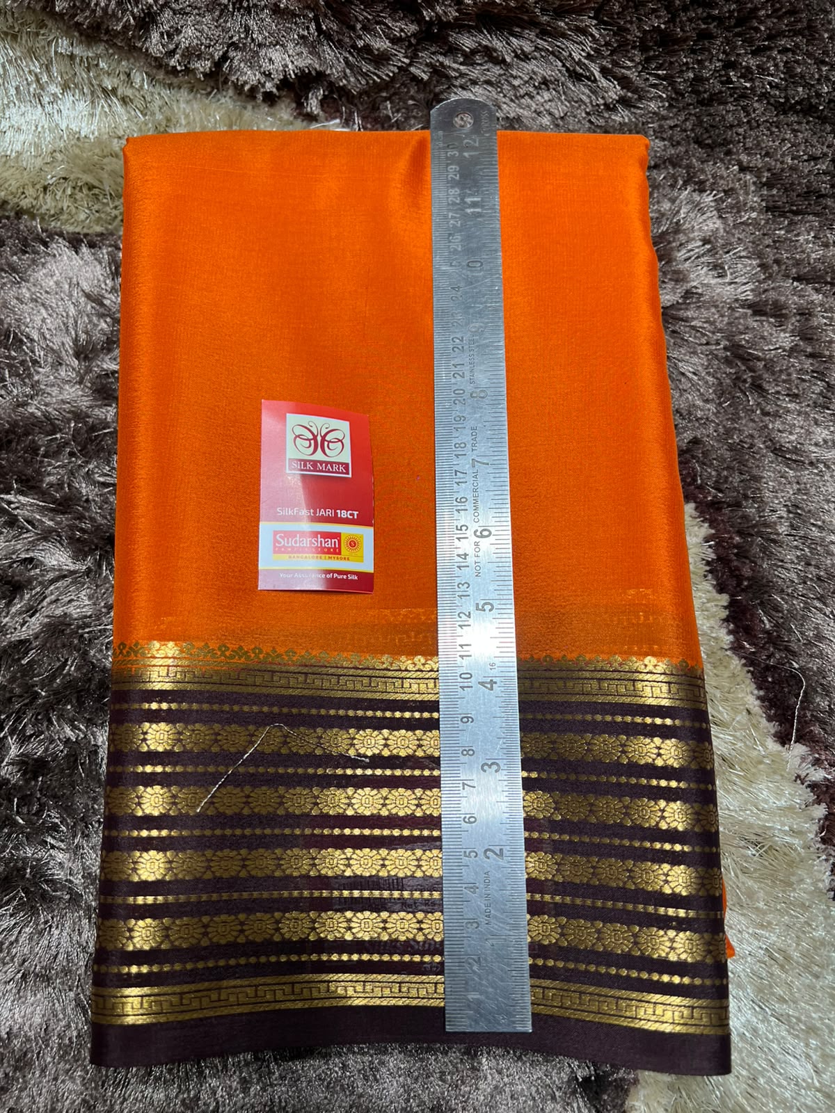 Pure Mysore Silk Saree ( 60 Grams )