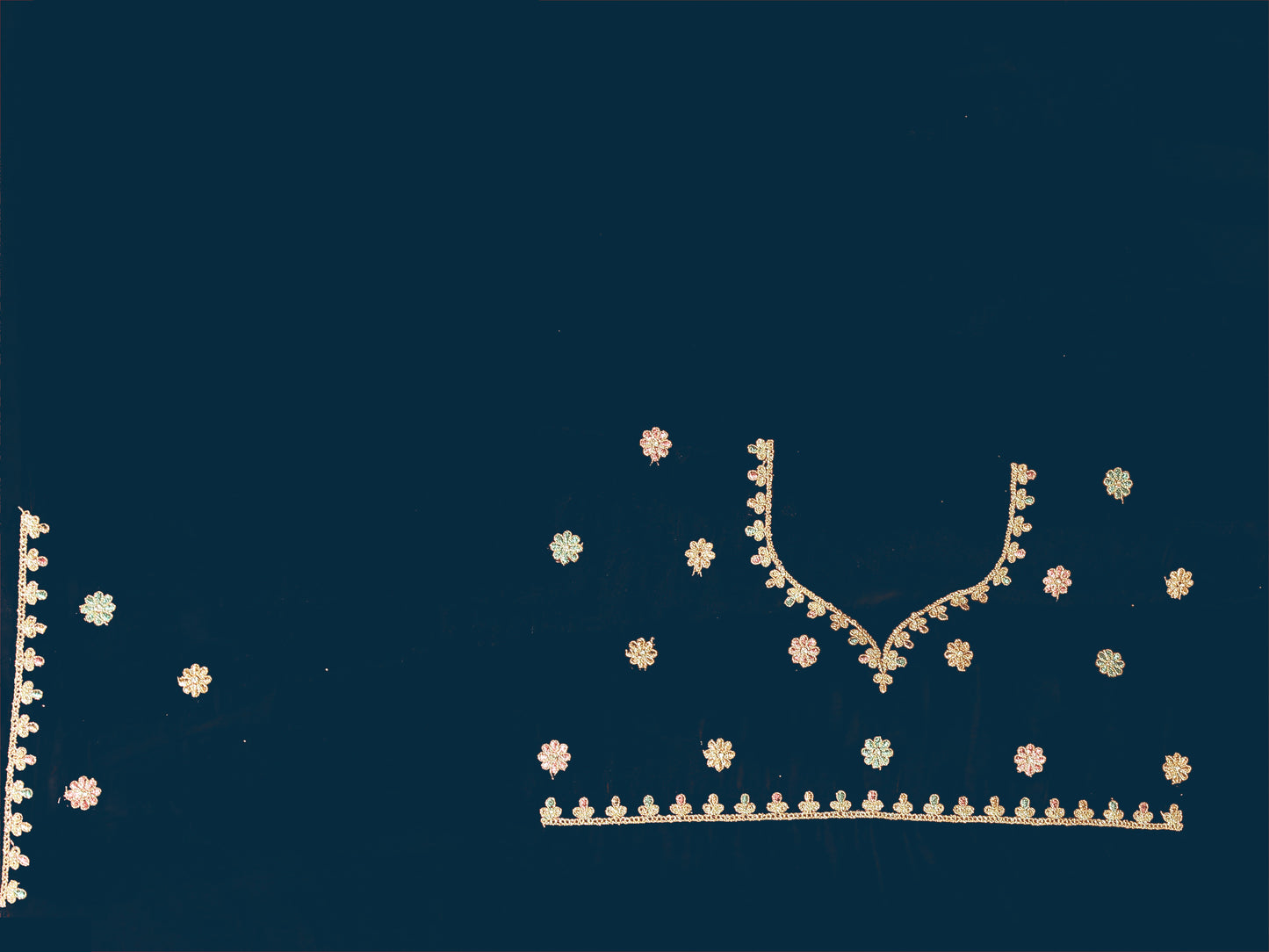 Catalog Designer Embroidery Work Saree