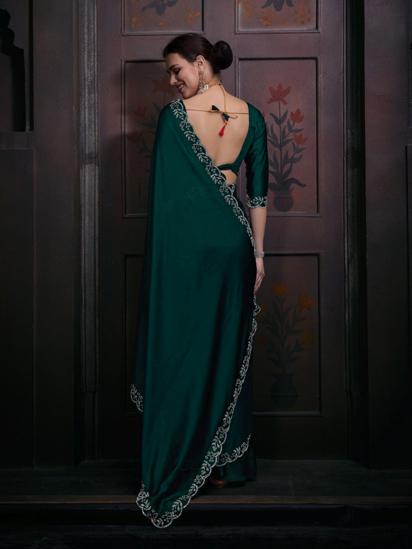 Georgette Silk saree