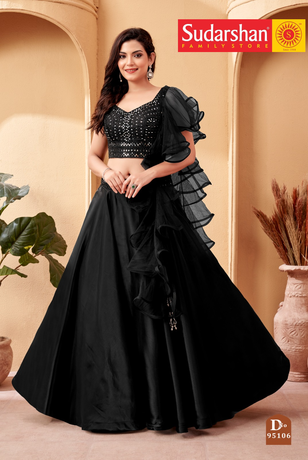 ReadyMade Lehenga Choli ( Crop Top )