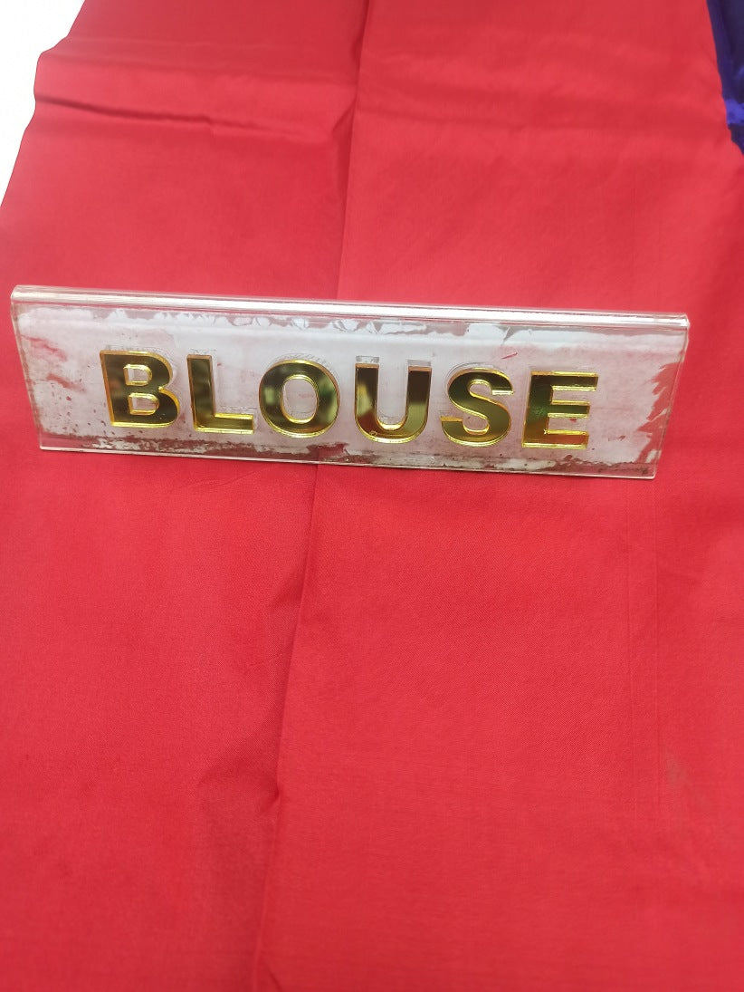 Pure kadial Silk Saree.