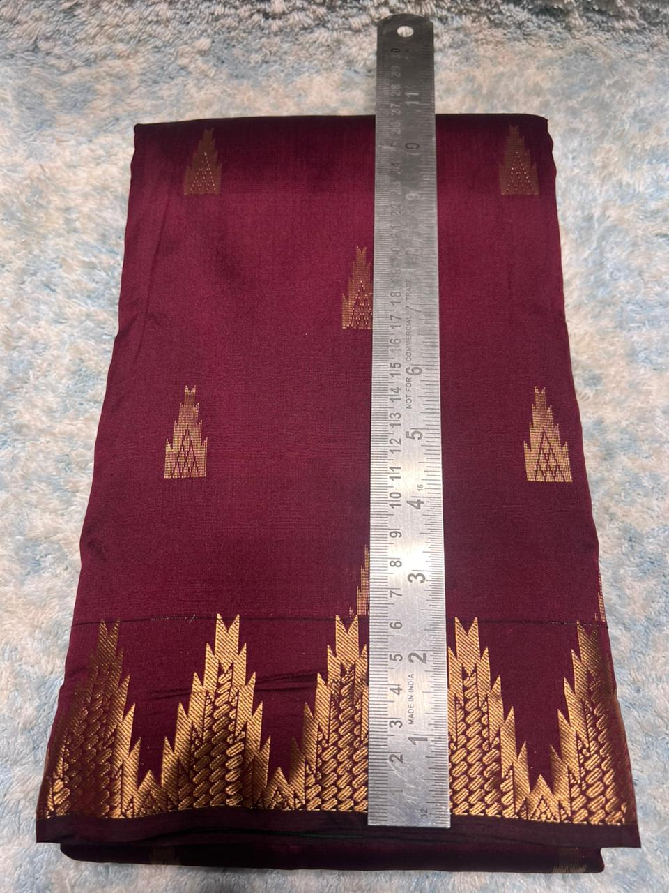 Pure kadial Silk Saree.