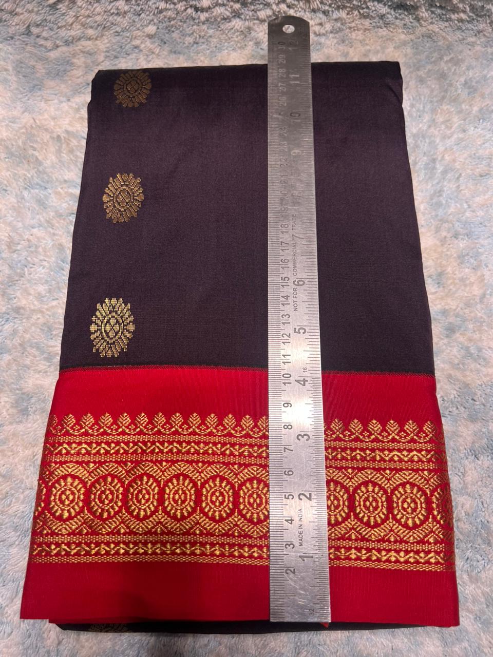 Pure kadial Silk Saree.