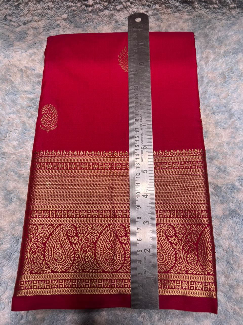 Pure kadial Silk Saree.