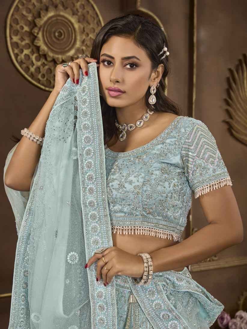 New Semi Stitiched Bridal Lehenga Choli