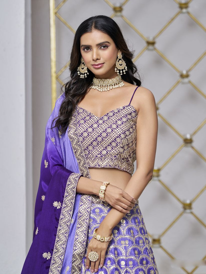 Latest Semi Stitched Lehenga Choli With Duppatta