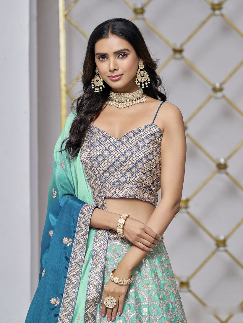 Latest Semi Stitched Lehenga Choli With Duppatta