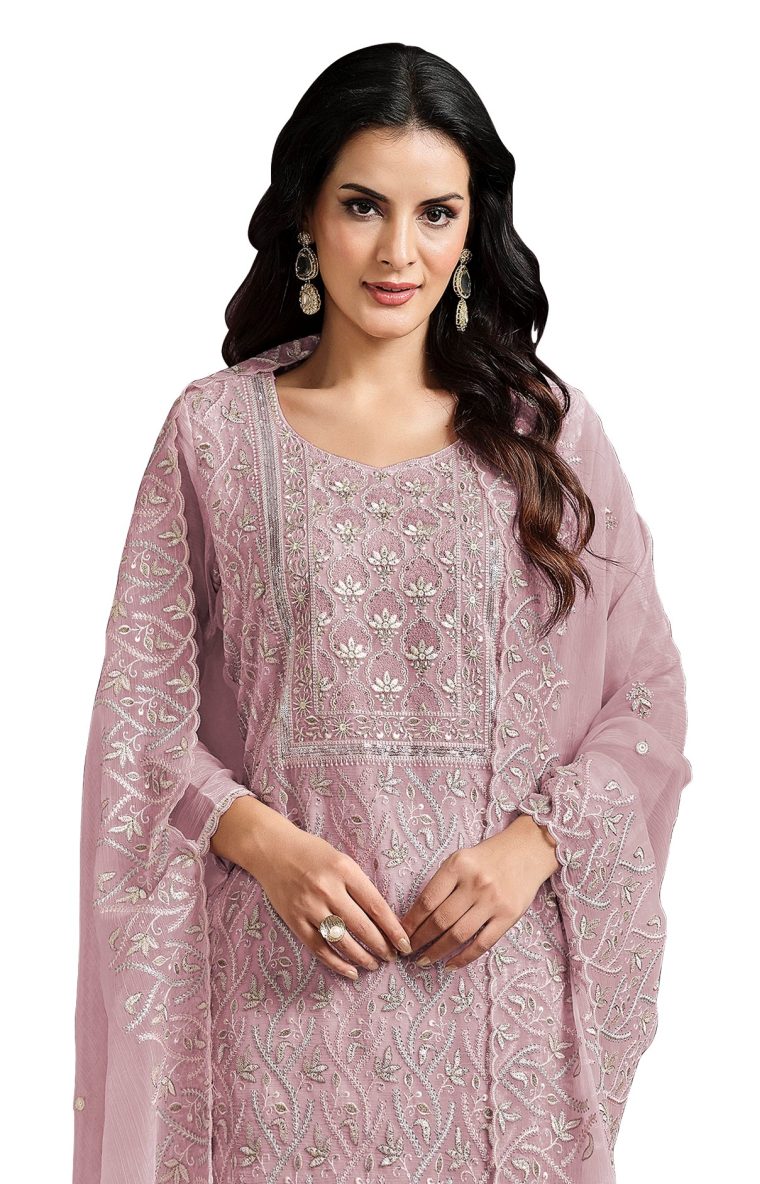 Semi Stitched Salwar Suit Material