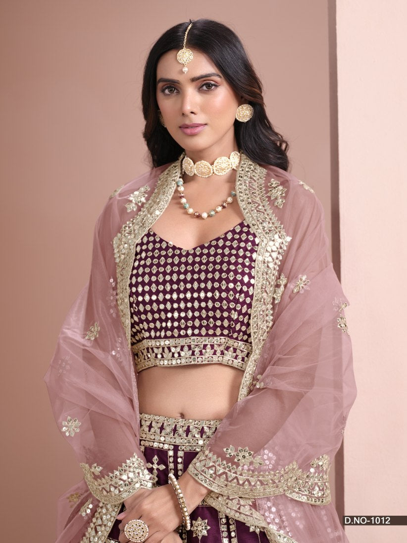 Latest Semi Stitched Lehenga Choli With Dupatta