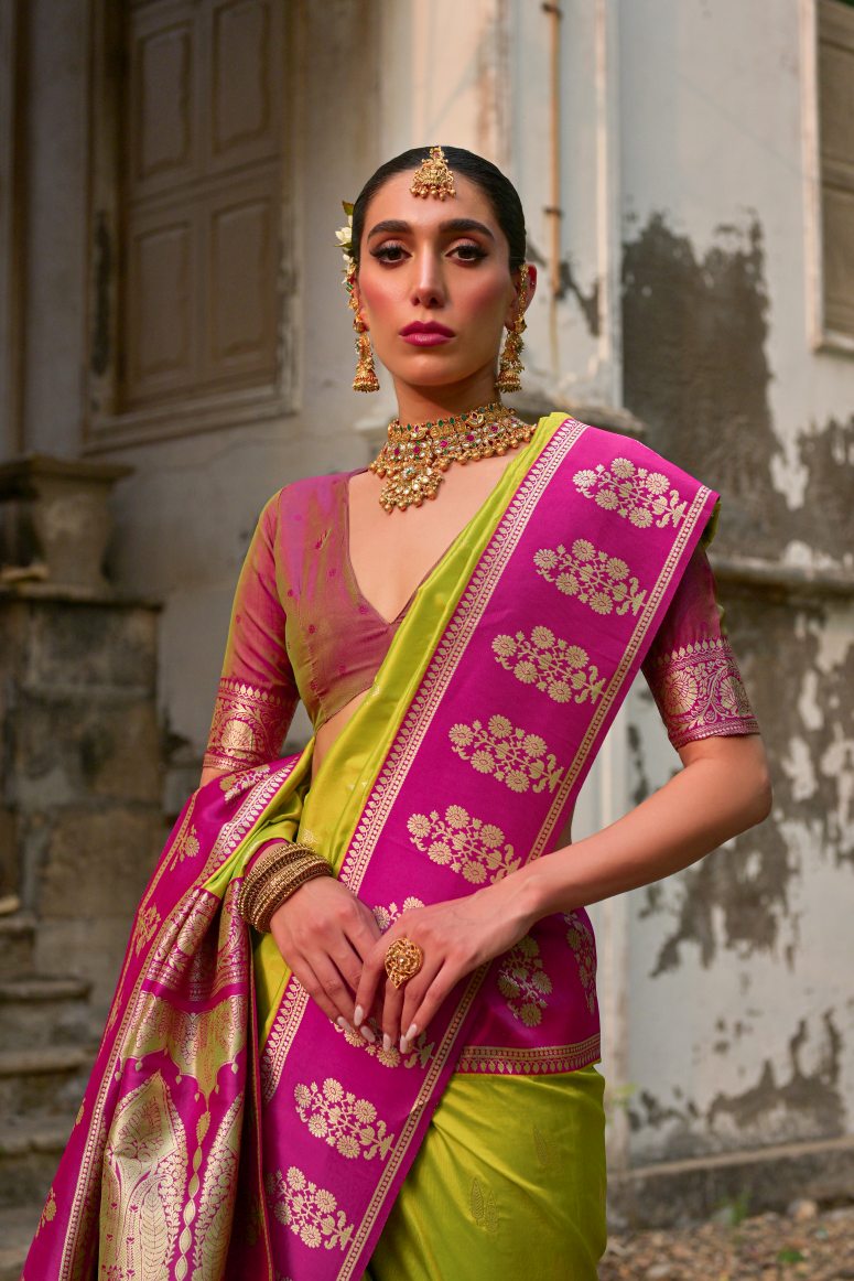 Kanchi Mix Silk Saree