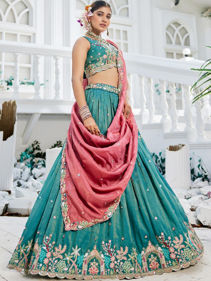 Latest Semi Stitched Lehenga Choli With Dupatta.