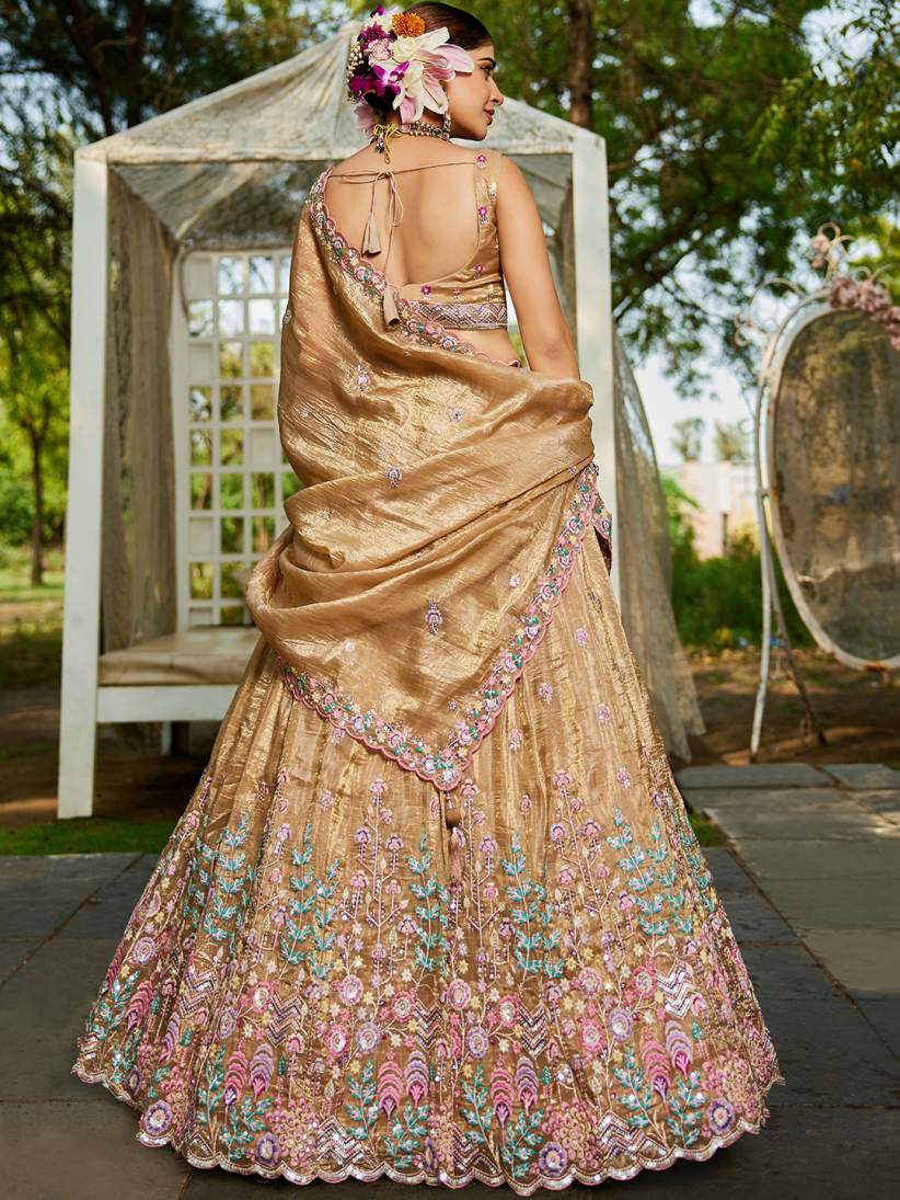 Latest Semi Stitched Lehenga Choli With Dupatta.